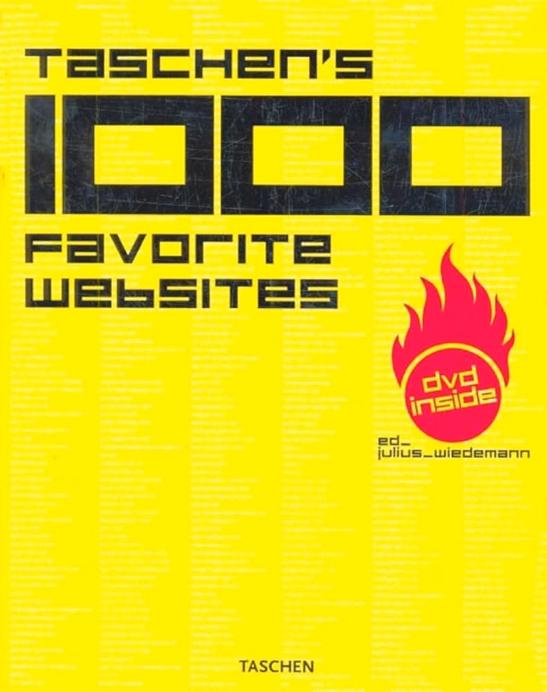 Taschen's 1000 favorite websites book