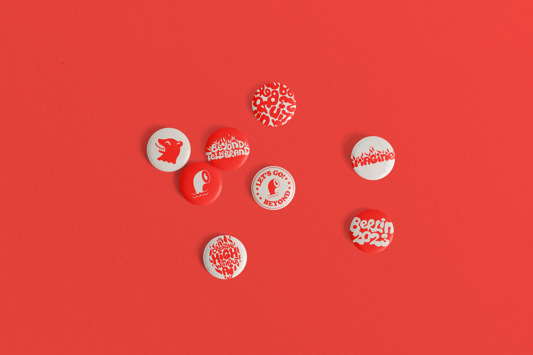 Beyond Tellerrand pin badges