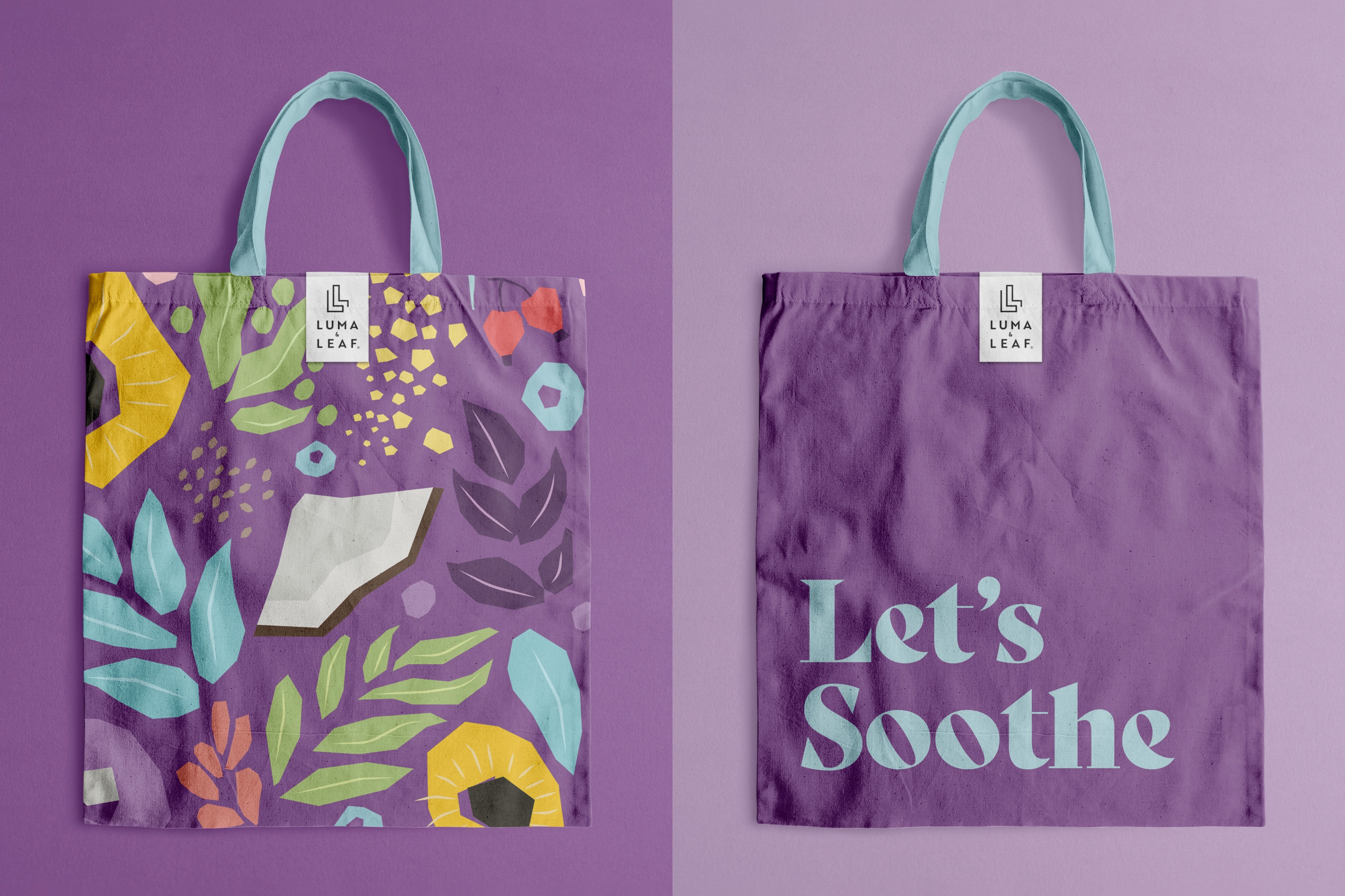 Luma & Leaf Tote bag - Let's soothe